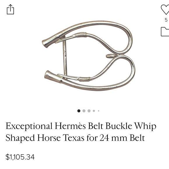 🖤HERMÈS💕SUPER RARE design vintage belt - Picture 17 of 17